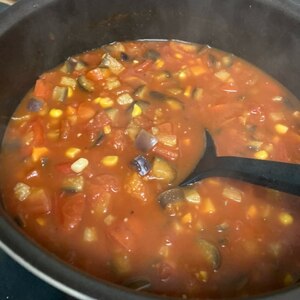 なすがとろとろ☆鶏肉となすのトマト煮